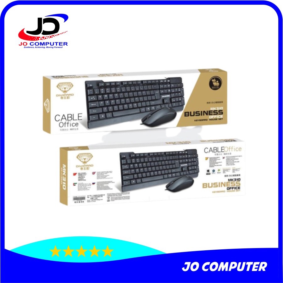 KEYBOARD MOUSE DIVIPARD MK310/KM USB DIVIPARD MK310