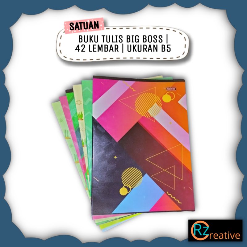 

[1 PCS] Buku Tulis Big Boss Ukuran B5 42 Lembar