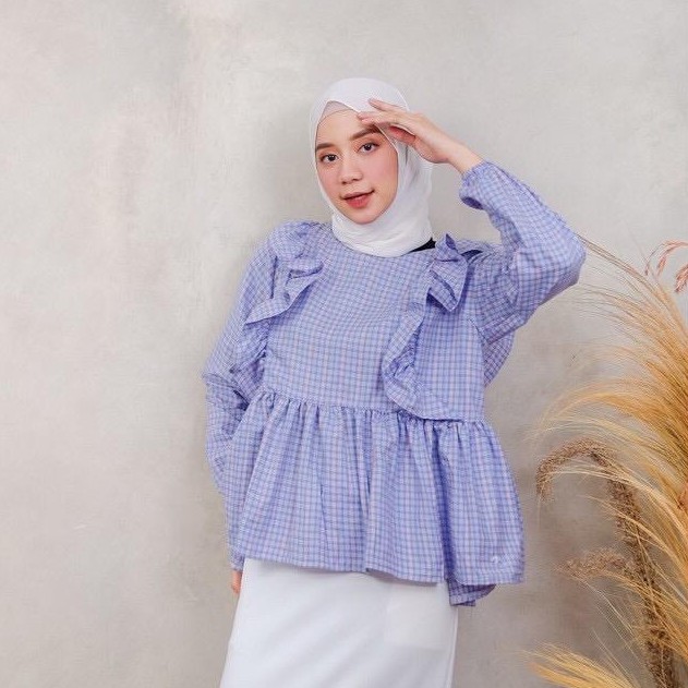 SAVAHHIJAB - AIRA TOP / PAKAIAN WANITA / TARTAN TOP