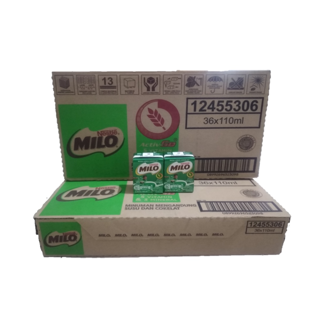 

Milo UHT Kecil 110 ml (1 Karton Isi 36)