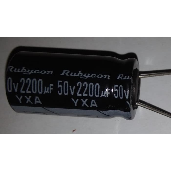 Jual Elko Elco 2200uf 50v Rubycon YXA Series Murah