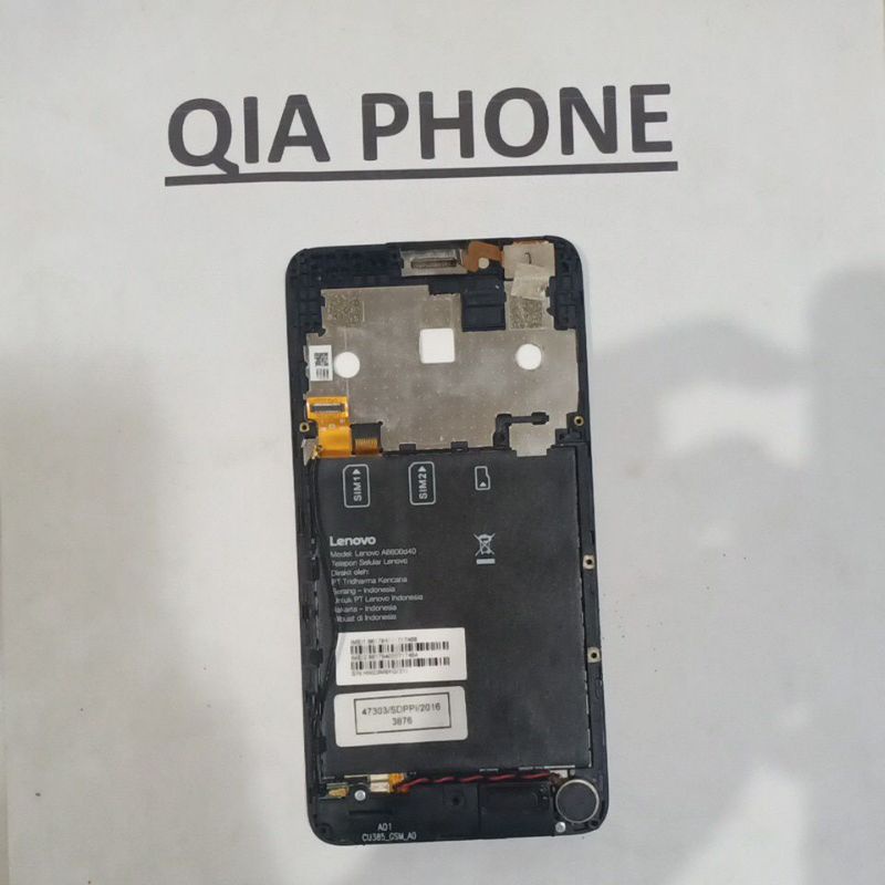 LCD Lenovo A6600D40 Ori Copotan