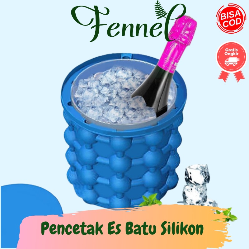 Pencetak Es Batu Ice Cube Maker 3D Silicone Mold C01