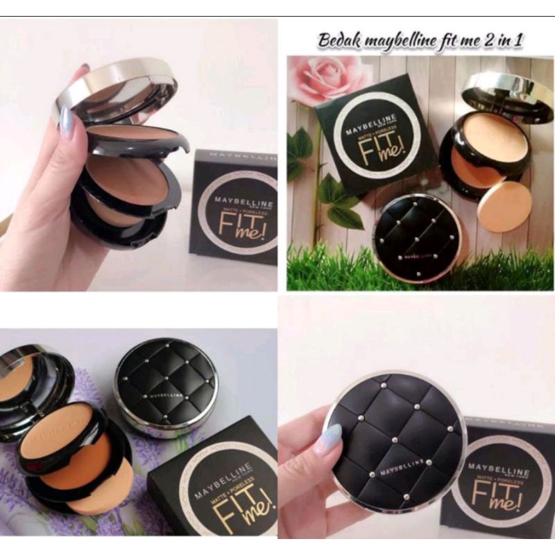 BEDAK PADAT FIT ME 2IN1 KERING DAN BASAH