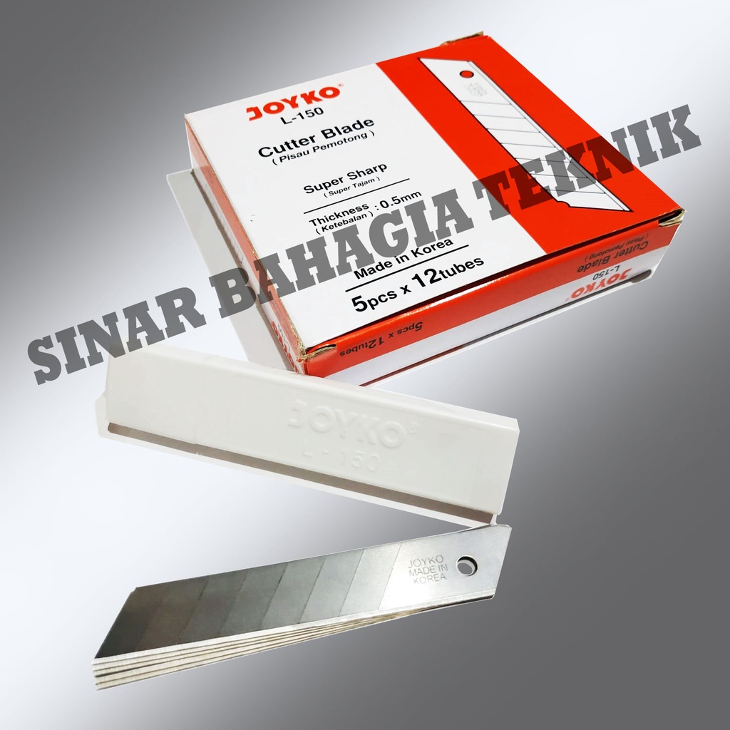 

ISI CUTTER BESAR JOYKO L150 KOREA - ISI PISAU CUTER L 150 - TAJAM DAN AWET - ALAT POTONG - ISI KATER - KUTER