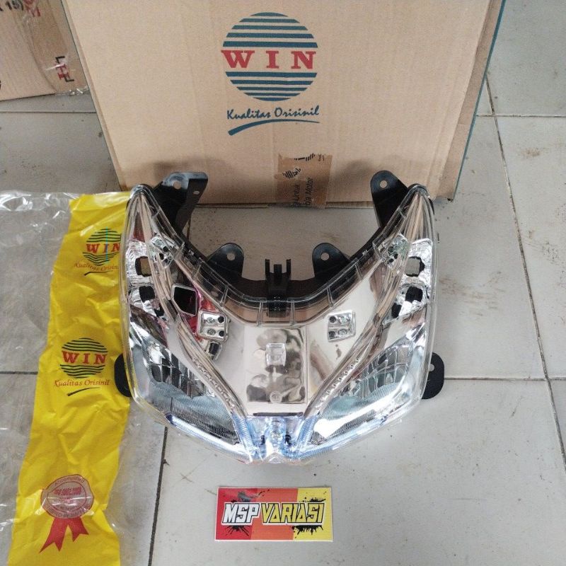 Headlight Unit 33110-K46-N01 Reflektor Lampu Depan Honda Vario 110Fi non ESP / Stater Kasar / Soket 