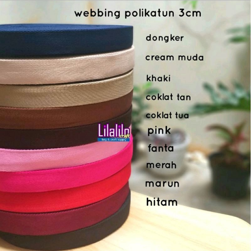 WEBBING POLIKATUN 3 CM ROLL