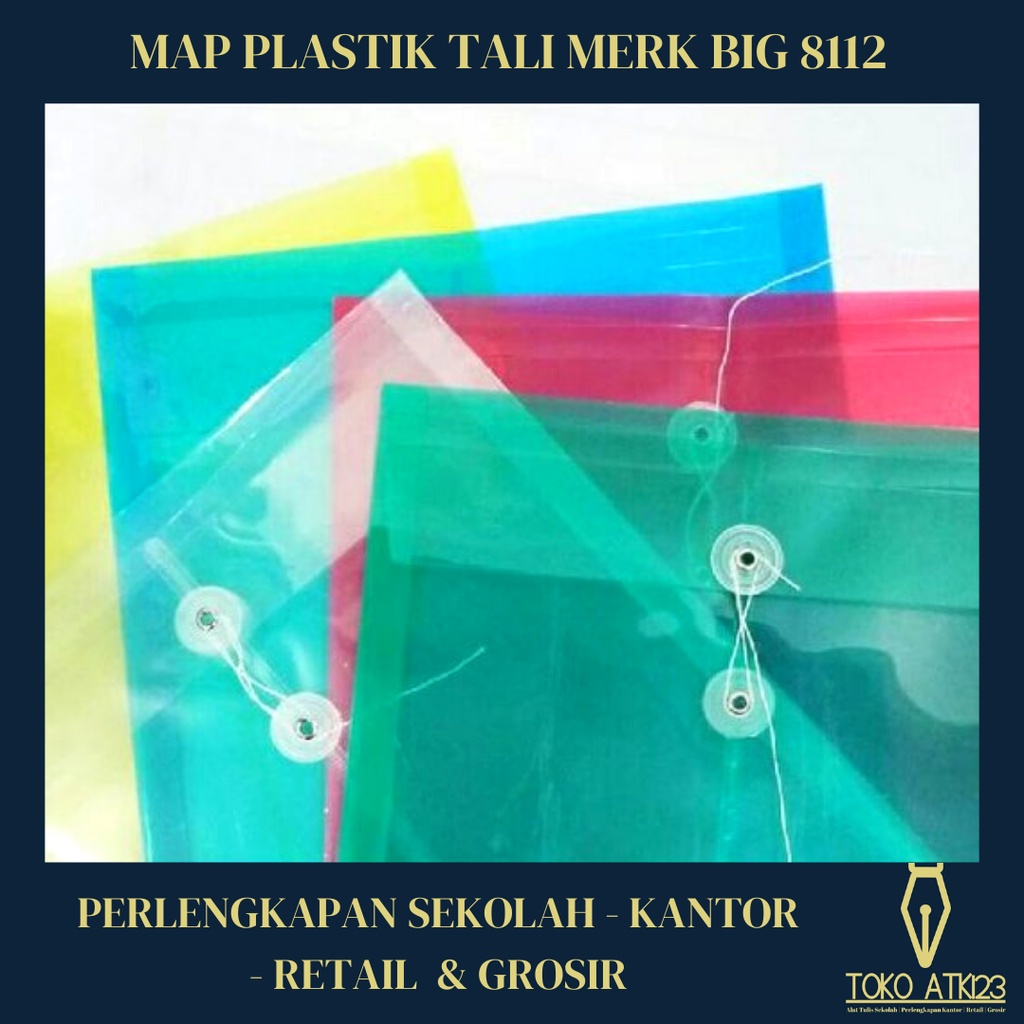 Map Tali Plastik Folio Merk BIG No. 8112