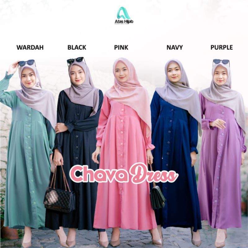 gamis chava by afas hijab