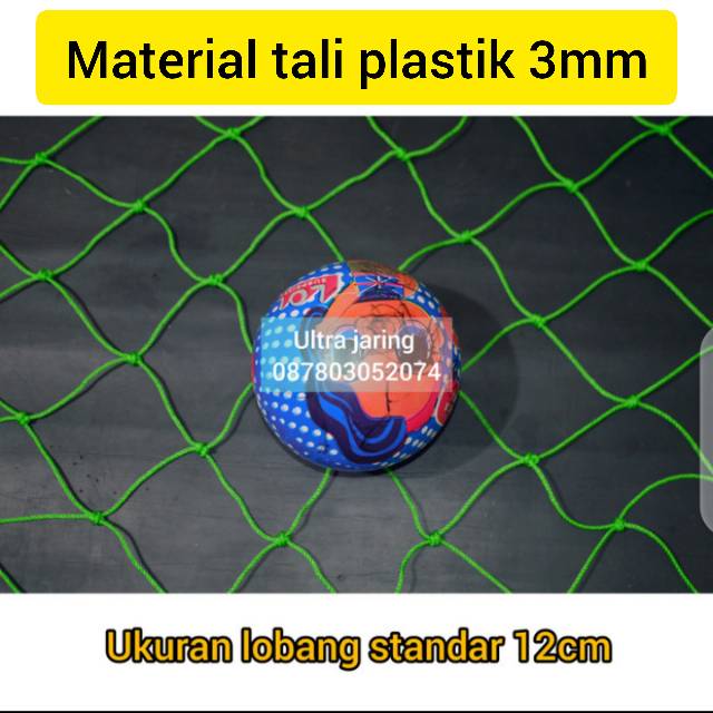 JARING GAWANG FUTSAL DAN SEPAK BOLA (1 SET / 2 JARING) / JARING BOLA / GAWANG FUTSAL / JARING BOLA / JARING FUTSAL