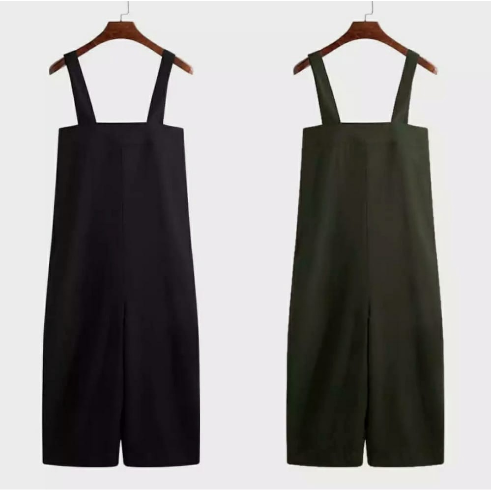 Overall over size american drill //overall pria wanita ukuran besar