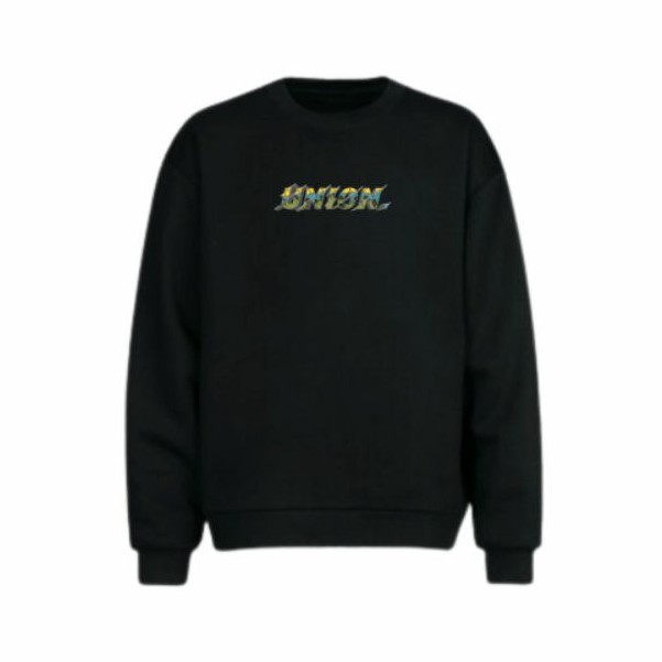 Sweatshirt Union   Sweater Distro Hitam   Sweatshirt Pria   Kaos Printing Cotton