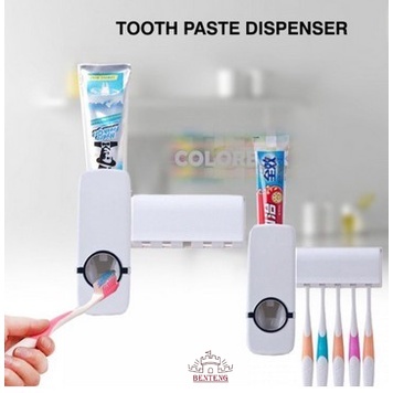 Dispenser Odol Pasta Gigi &amp; Tempat Sikat Gigi