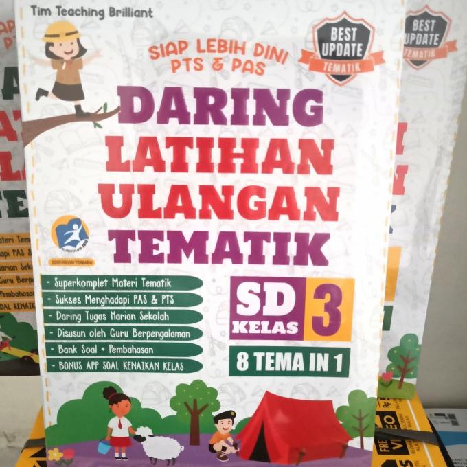 

BUKU TEMATIK KELAS 3 SD - DARING LATIHAN ULANGAN TEMATIK 8 Tema In 1