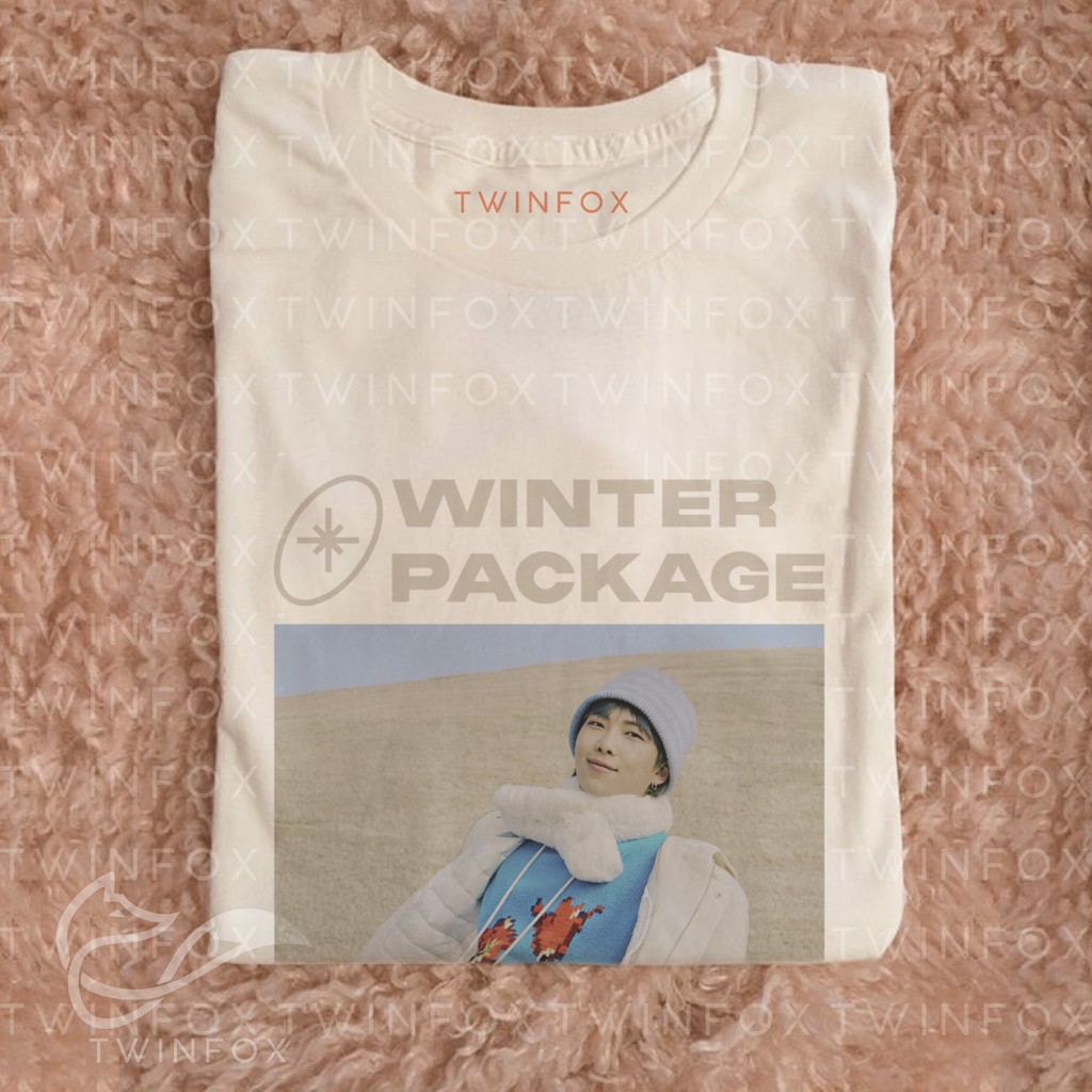 Kaos Kpop Unisex Bangtan RM Winter Package Photo (2021)