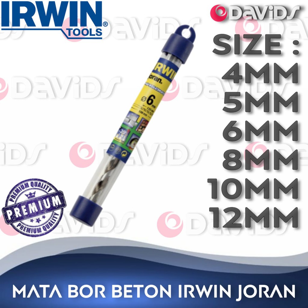 Irwin Mata Bor Beton Tembok Cor Dinding