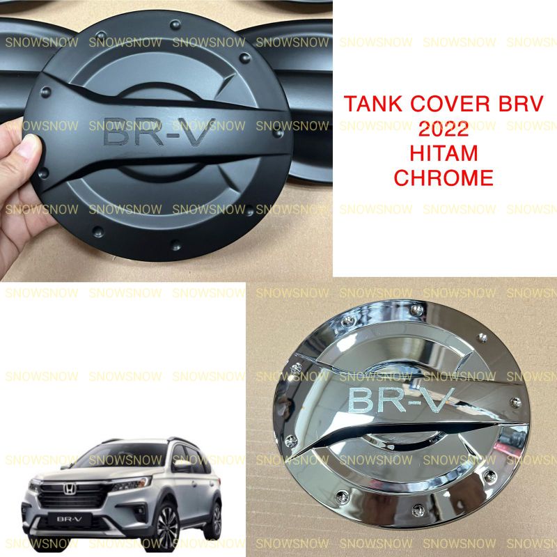 Tank Cover Honda Brv 2022 2023 2024 Up Sporty Hitam Chrome