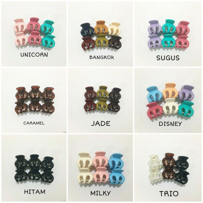 ( ORI ) JEPITAN RAMBUT JEDAI 5CM ISI 6PVS