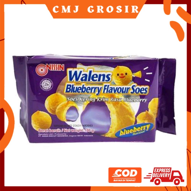 

GROSIR NISSIN WALENS CHOCO SOES | BLUEBERRY FLAVOUR SOES BISCUIT