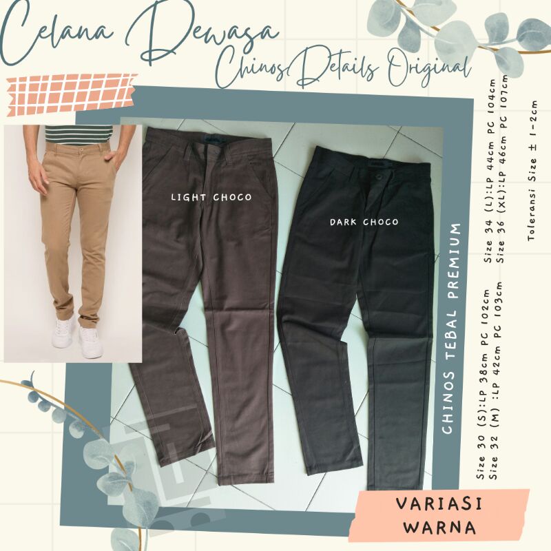 CELANA DETAILS COLE CHINOS BRAND MATAHARI CELANA CHINOS CELANA CHINO PRIA DETAILS ORI BRAND MATAHARI