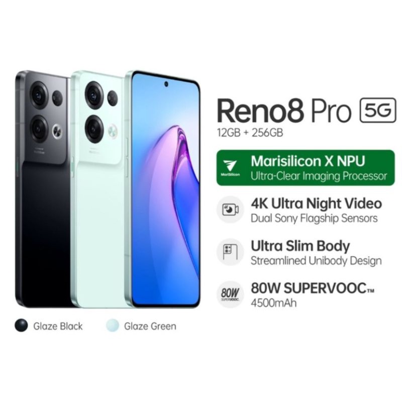 OPPO RENO8 5G 4G NFC 8/256 12/256 | RENO 8 PRO 12/256 | RENO8z RENO 8z Reno8T Reno 8T | A78 5G 8/128 GARANSI RESMI OPPO