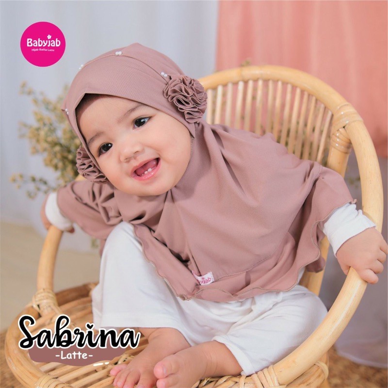 Babyjab Sabrina Jilbab Anak Lucu - Baby Jab Hijab Bergo Bayi Perempuan 0 1 2 3 4 5 6 7 Tahun