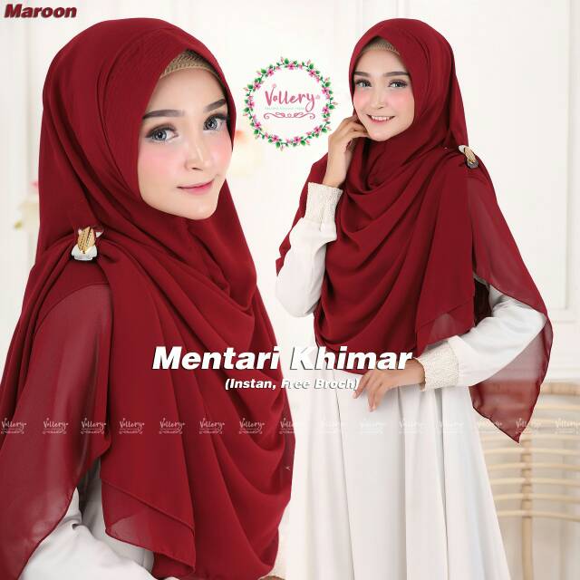 [ ORIGINAL VALLERY ] Jilbab Khimar Mentari Original Vallery