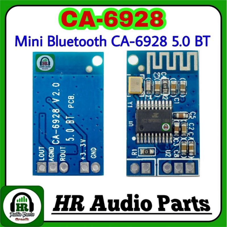 Bluetooth Audio Receiver CA-6928 3,3v Pcb Blue Car Stereo BT 5.0 Musik