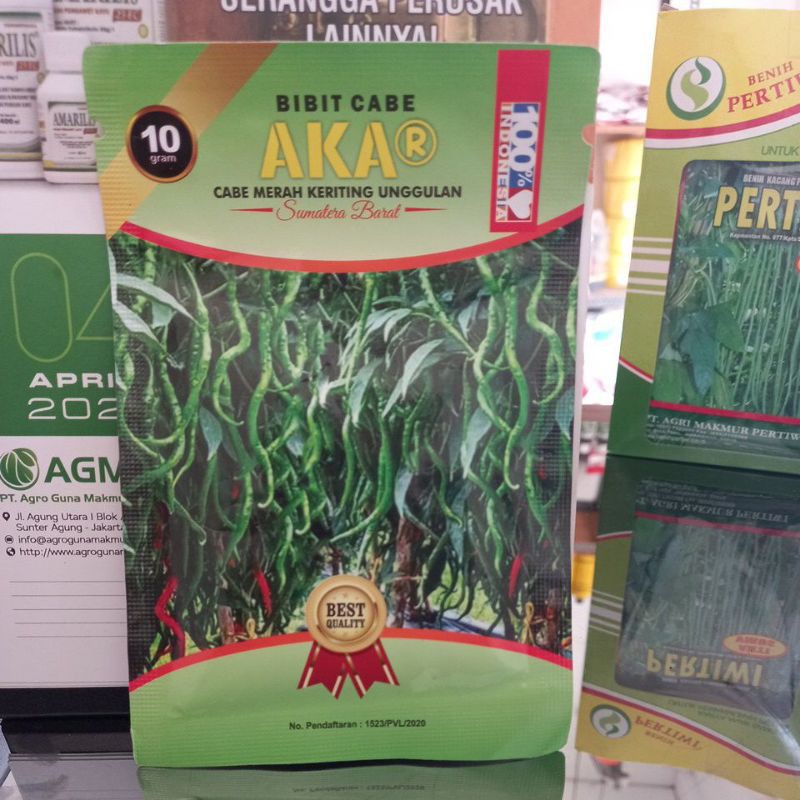Benih Cabe Merah Tahan Virus Akar 10 Gr Asli Sumatera Barat