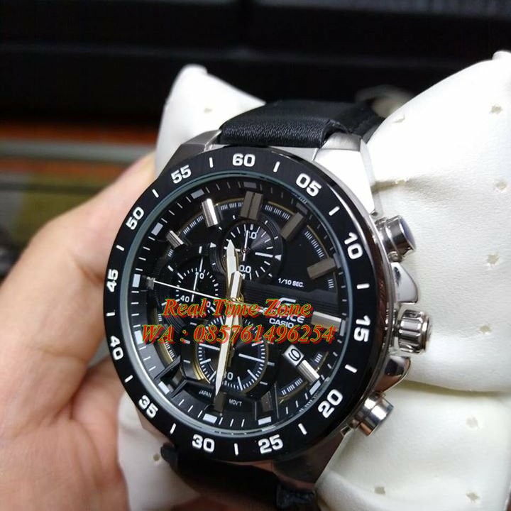 Jam Tangan Grosir Real Casio Edifice EFR 564 Black New Arrival Solid Stainless Hadiah type EFR564