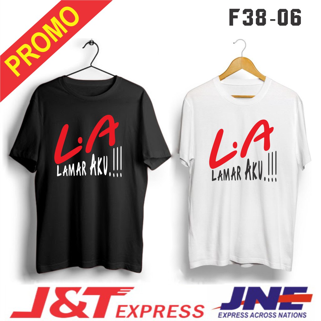 MURAH!!! KAOS LA LAMAR AKU F38-06 BAHAN COMBED 30S