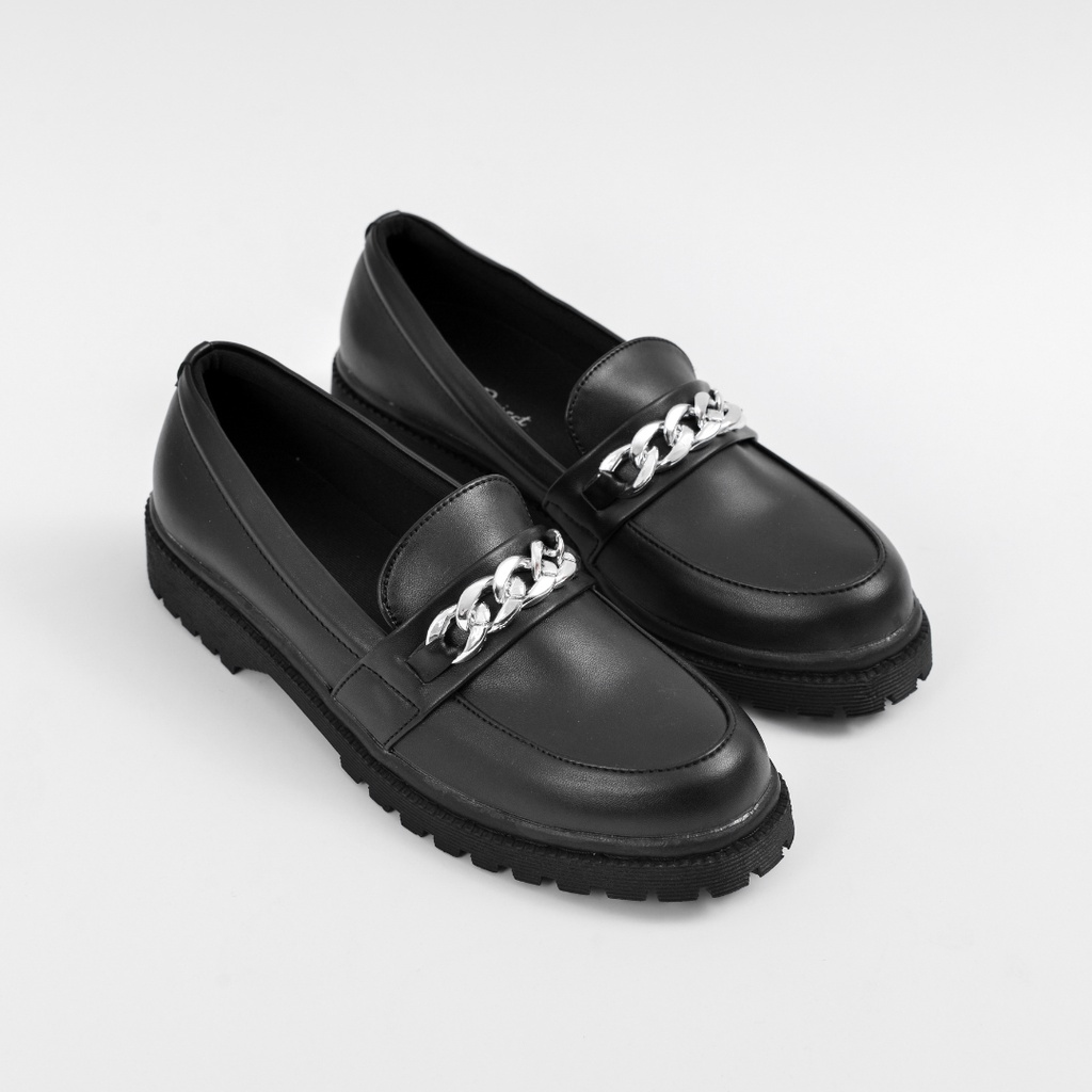 Xcloud x LikeProject Sepatu SlipOn Casual Wanita NADINE Black