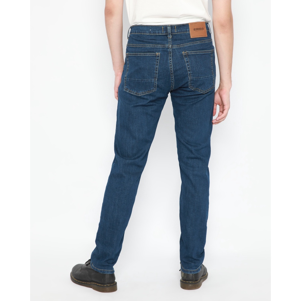 style celana pria- Erigo Denim Pants Gizzel Dark Blue
