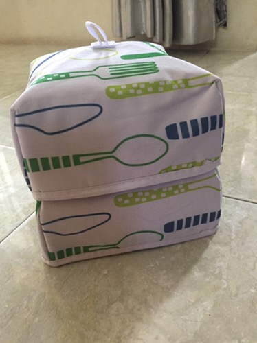 Plazashop♨ Cod Ts188 Tutup Tudung Saji Lipat Kecil Penutup Penahan Panas Makanan Alumunium Foil