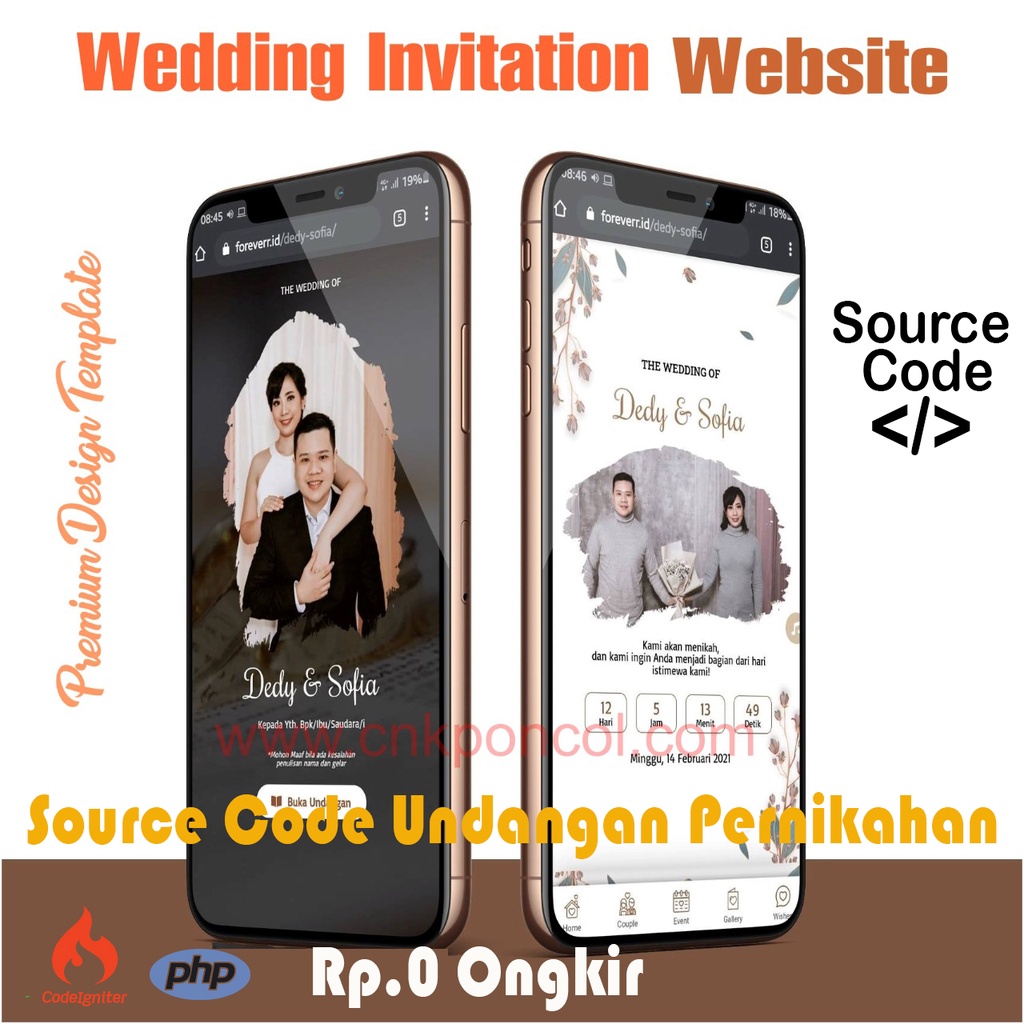 Script Source Code Undangan Digital Website - Aplikasi Undangan Online