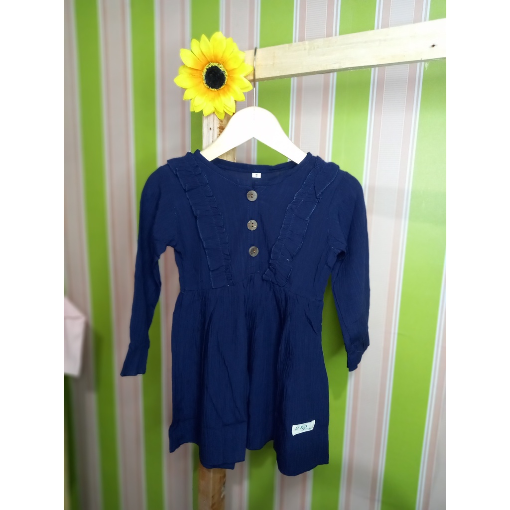 Dress anak Cringkle  Dress perempuan Cringkle dress anak  Dress anak Cringkle