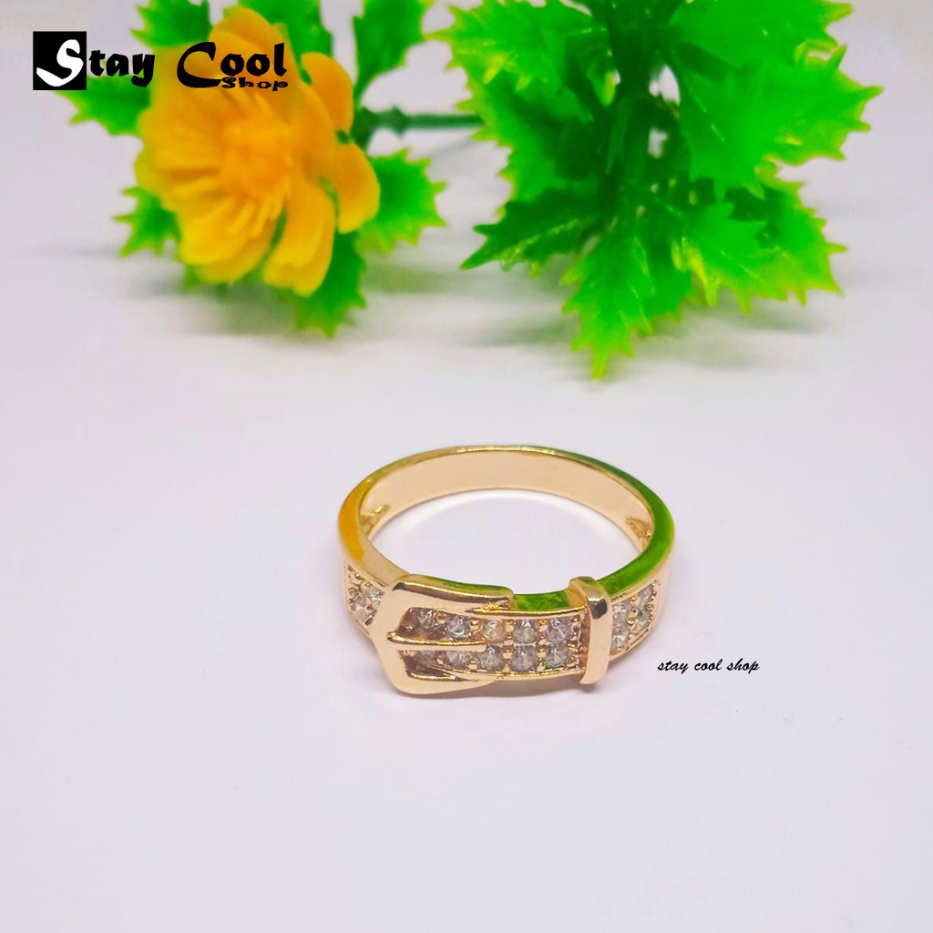 Cincin Wanita Fashion Anti Karat Dan Luntur Titanium Xuping Model Terbaru 2021 Wanita Korea