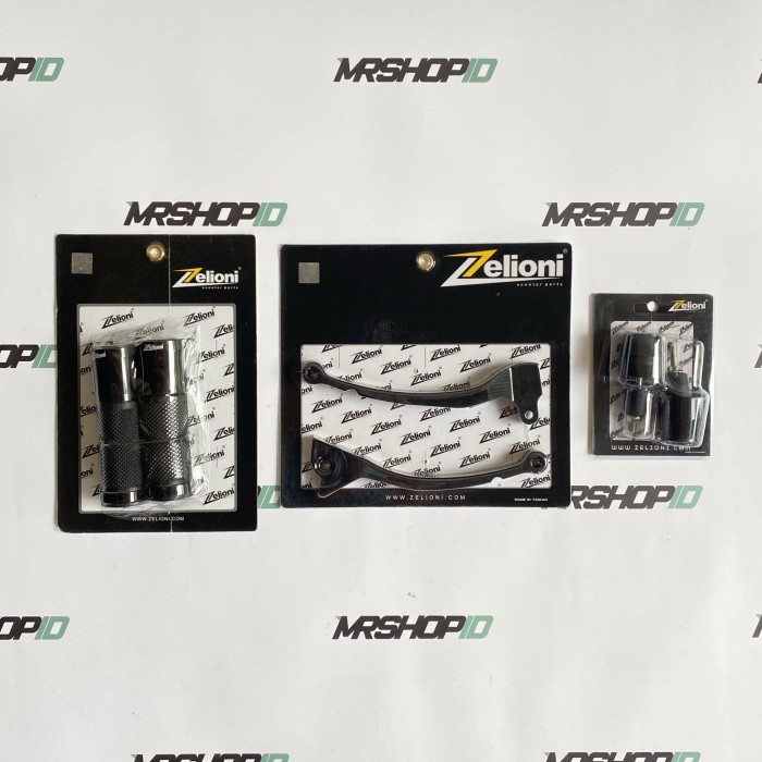 (PAKETAN ZELIONI) Handle Rem + Handgrip + Stabilizer Zelioni Black