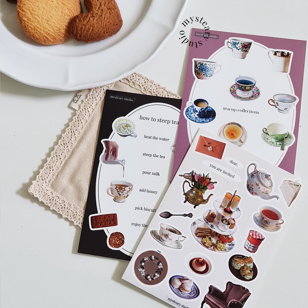 

AFTERNOON TEA STICKER SERIES
