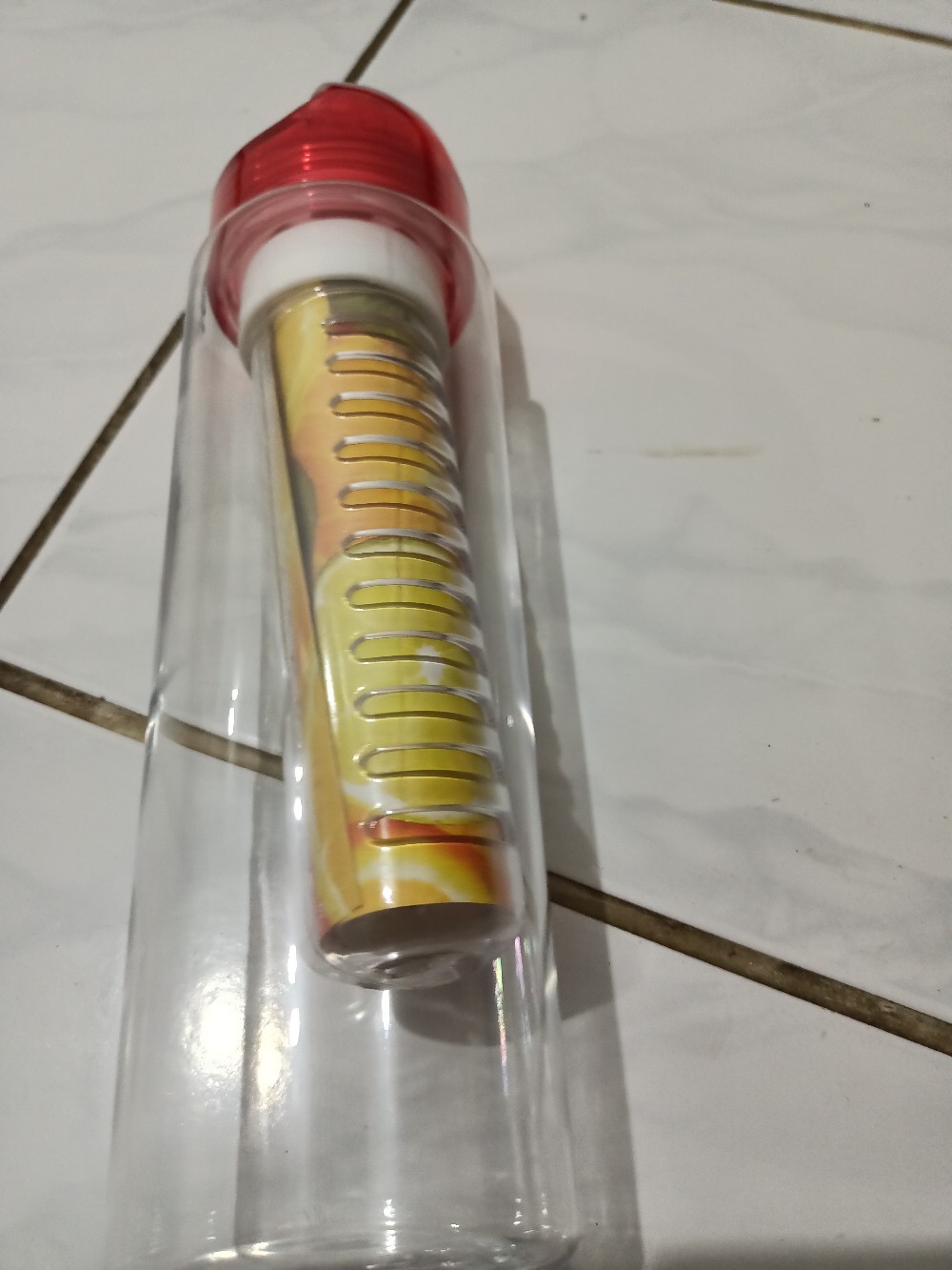 Home-klik  Tritan Water Bottle With Fruit Infuser - Random