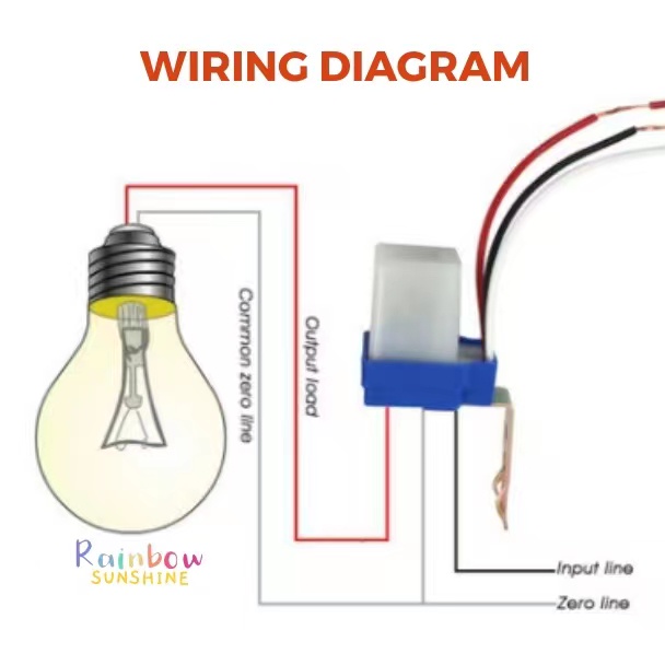 Saklar Sensor Cahaya Lampu Otomatis Photocell Sensor Cahaya