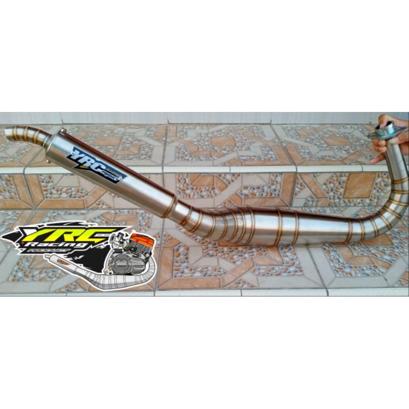 Jual Knalpot RX King RX Spesial Kolong Cobra Superpro Stainless Super Garing ORIGINAL YRC RACING