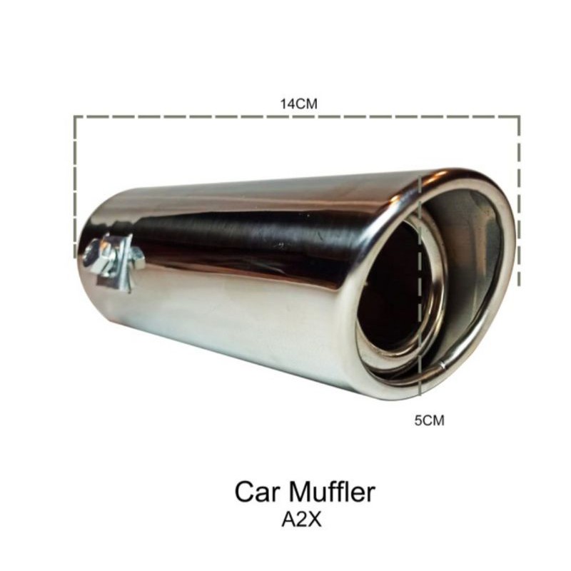 Muffler Car Atau Buntut Knalpot Mobil A2X