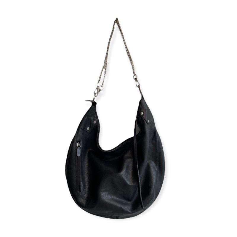 PRELOVED TAS GUCCI HALF MOON  HOBO LEATHER SHOULDER BAG