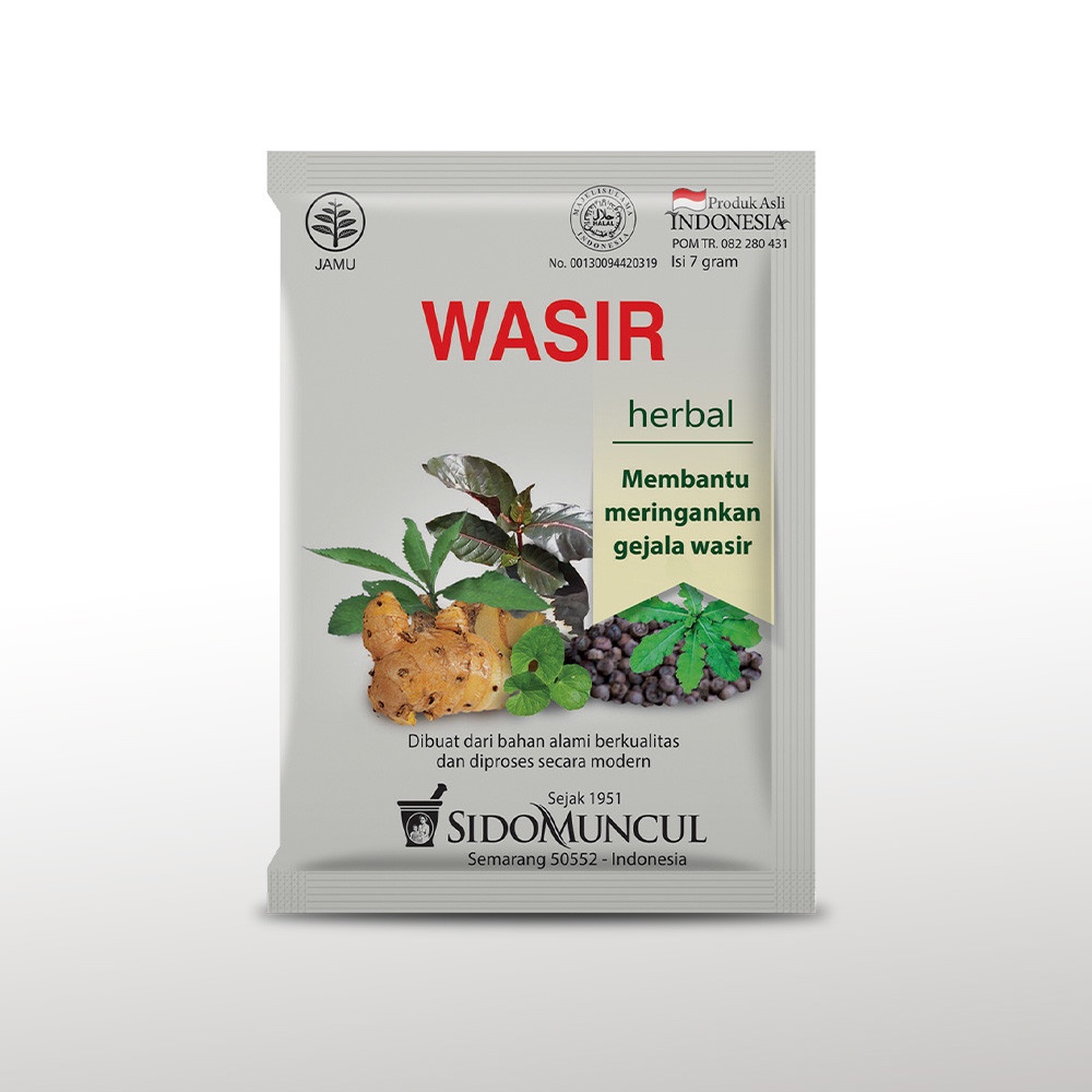 

Sido Muncul Jamu Wasir 10's - Obat Herbal Penyakit Wasir | Obat Wasir