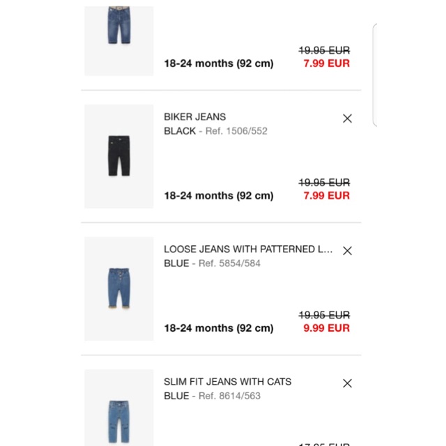 ZARA - Biker Jeans & Loose Fit Jeans