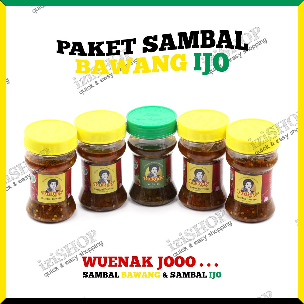 

Paket Sambal Bu Rudy BAWANG IJO