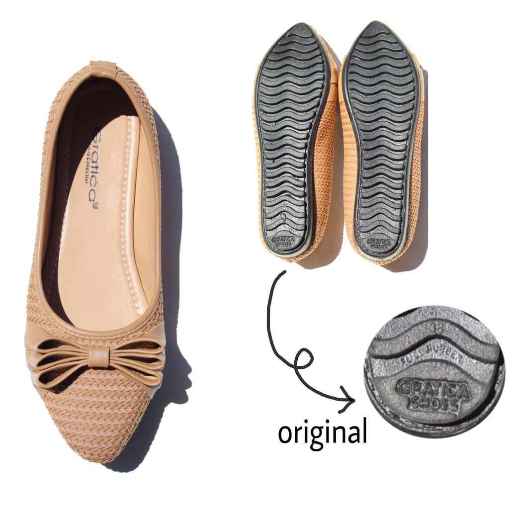 Sepatu Wanita Flat Shoes Dixie Lancip Gratica AW 0076