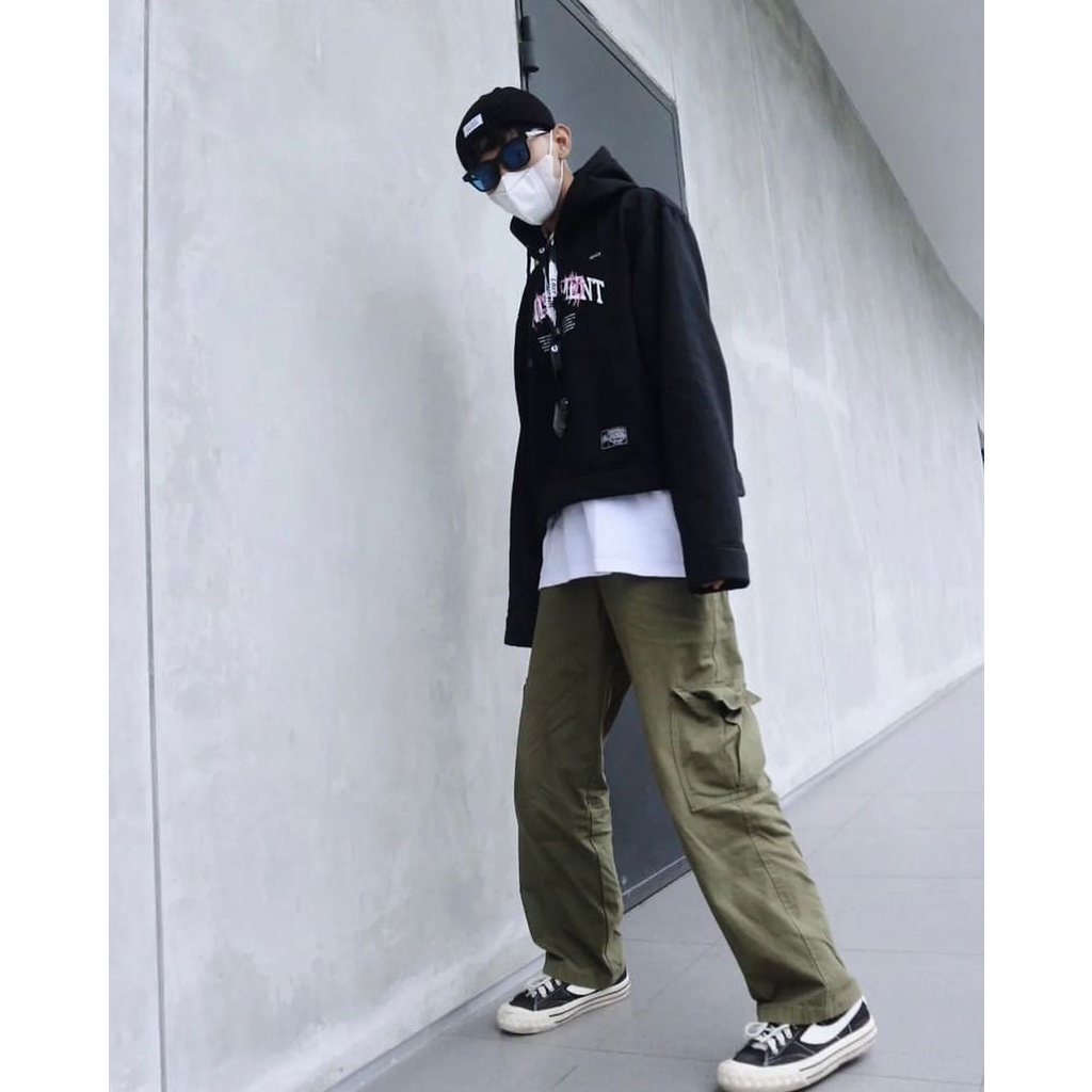 CROP HOODIE OVERSIZE UNISEX DISASTER PUNISMENT ORIGINAL DISTRO