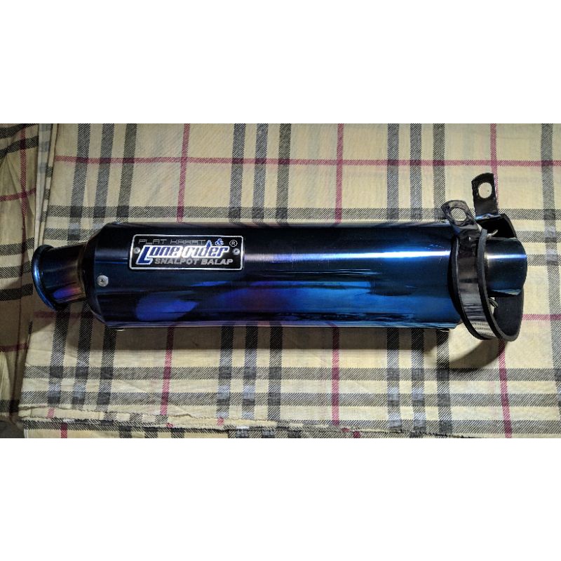 Silincer Lone Rider Trioval Monces Bluemoon Inlet 50mm Original Produk